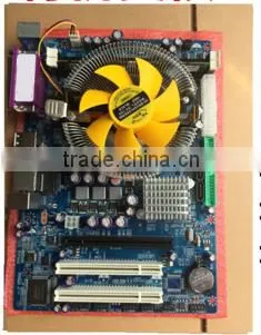 Cheap packages C61 motherboard+ 2.1G CPU+2G RAM+ Fan for manufacturers