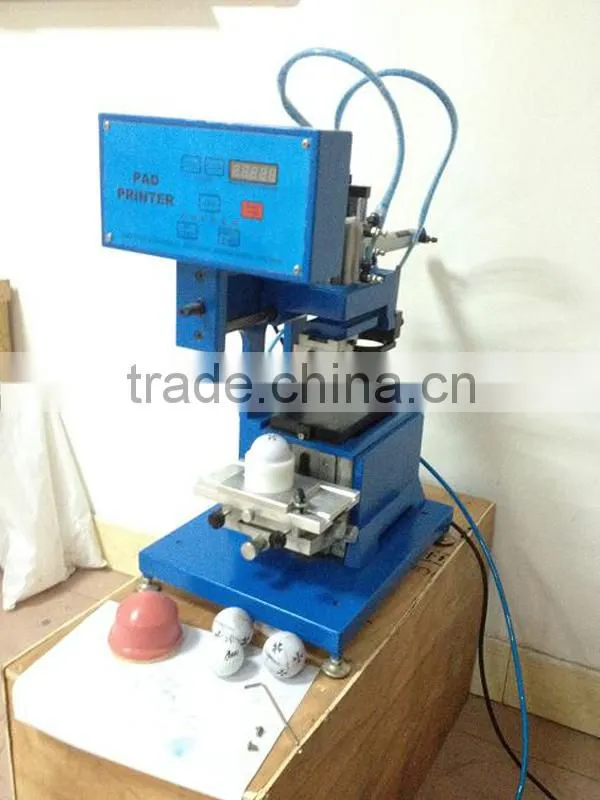 Hand Desktop Pad Printing Machine with Closed Ink Cup Worktable