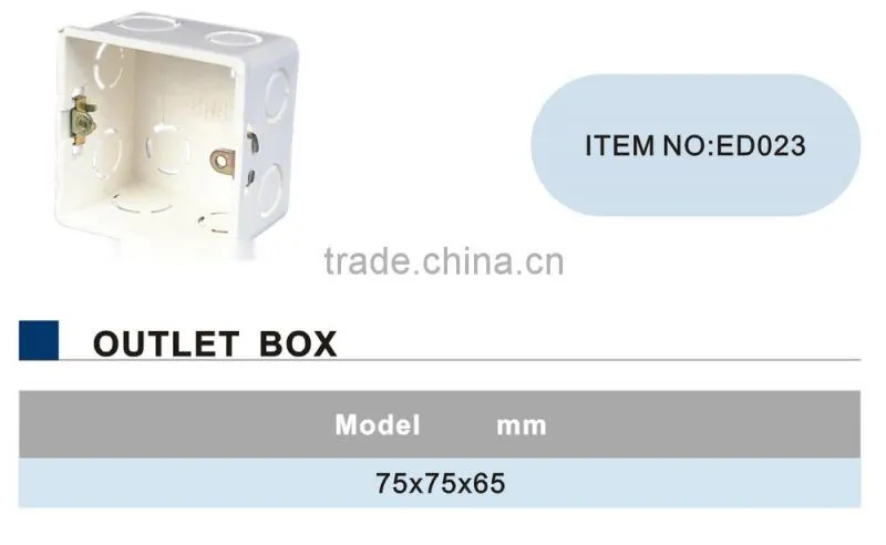 PVC insulating electrical outlet box,PVC electrical fitting