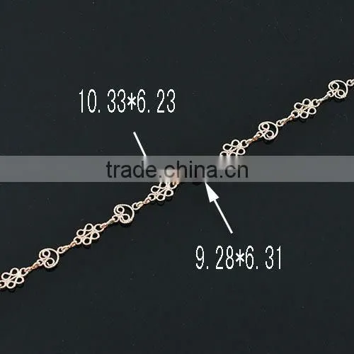 Golden and Silver Brass DIY Link Chain Used for Jewelry, Handbag