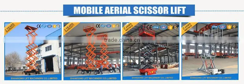 Mobile Adjustable Scissor Suspended Electric Scaffolds Platform