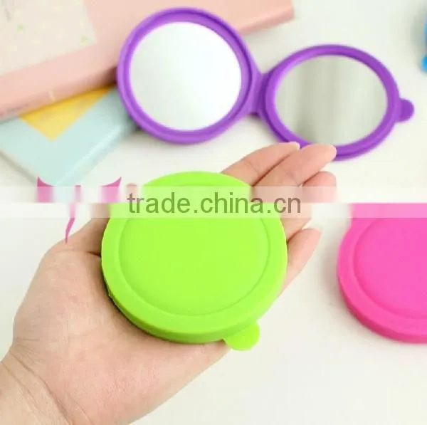 Wholesale Silicone cosmetic looking glass,Silicone makeup looking glass