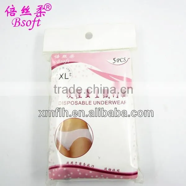 Hot Selling Disposable Nonwoven Underwear for Ladies
