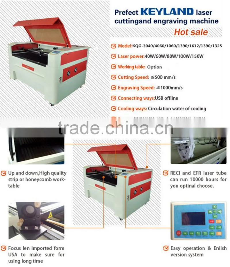 Keyland Granite Stone Tile Marble Laser Engraving Machine