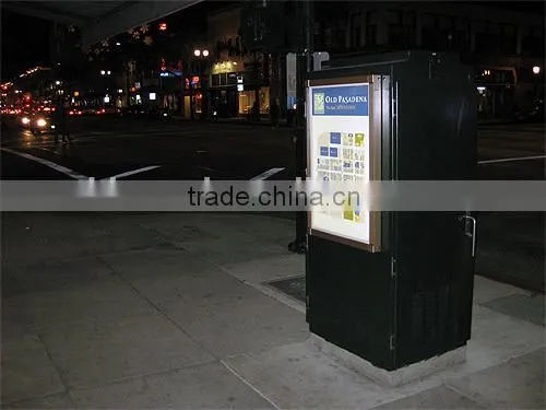 restaurant light box poster