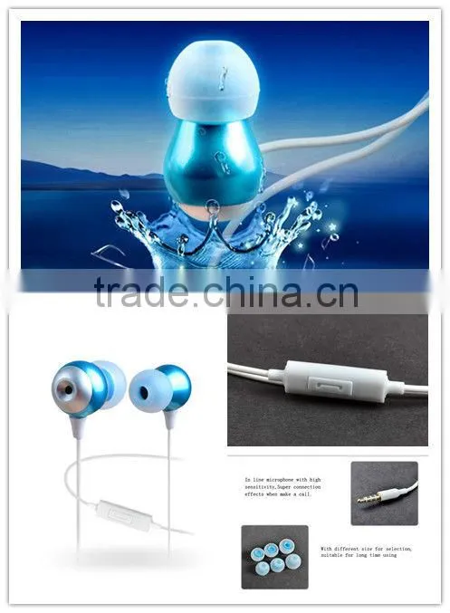 ULDUM Brand super heavy bass headphone with mic ear hook sport headphones for Mp3