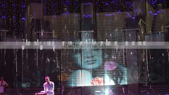Transparent rear projection screen for Glass window in high quality, best price