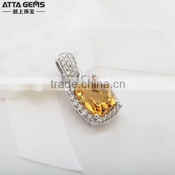 Pendant for best frined S925 platinum plating silver pendant