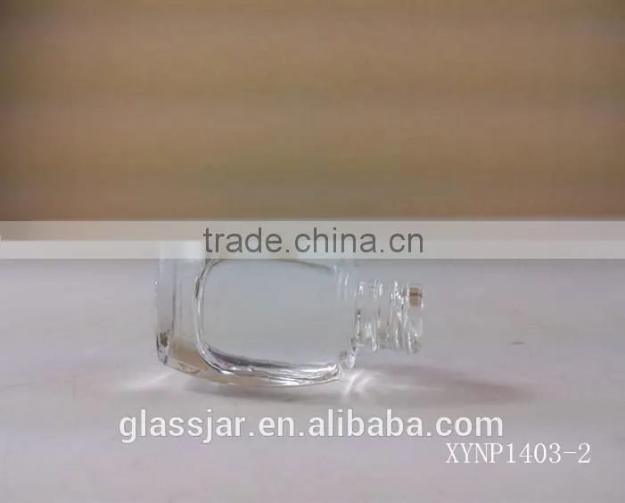 8ML empty clear nail polish bottle