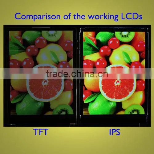 4 inch IPS electronic display with high brightness and high contrast and full viewing angle