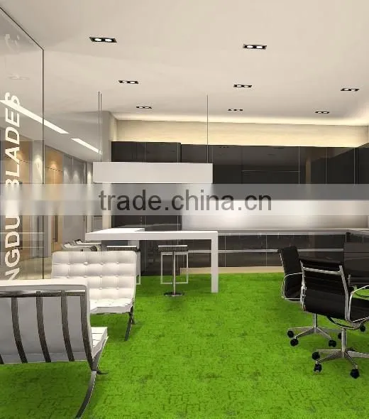 Luxury hotel wilton carpet with leaf pattern