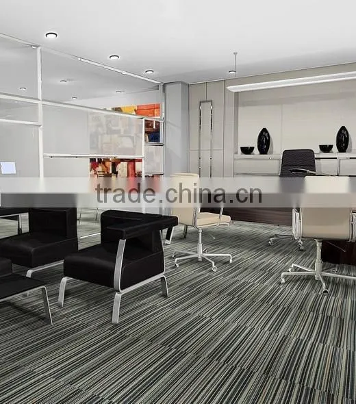 Bank,office,hotel carpet tiles for heavy traffic use CE Compliance with