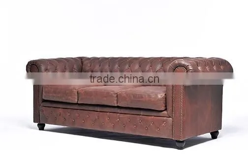 Chesterfield Showroom Brighton Vintage Brown sofa