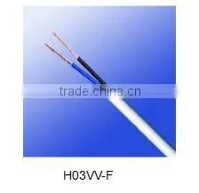 H03VV-F/H03VVH2-F 300V industrial cable lightning cable