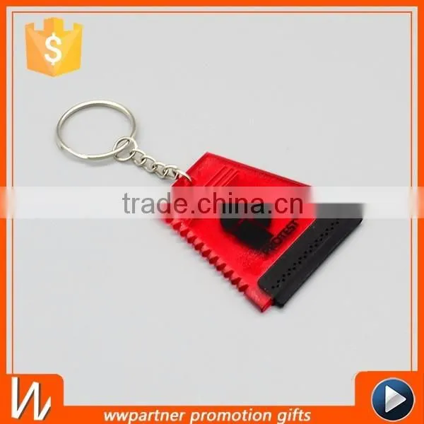 Mini keychain ice scraper