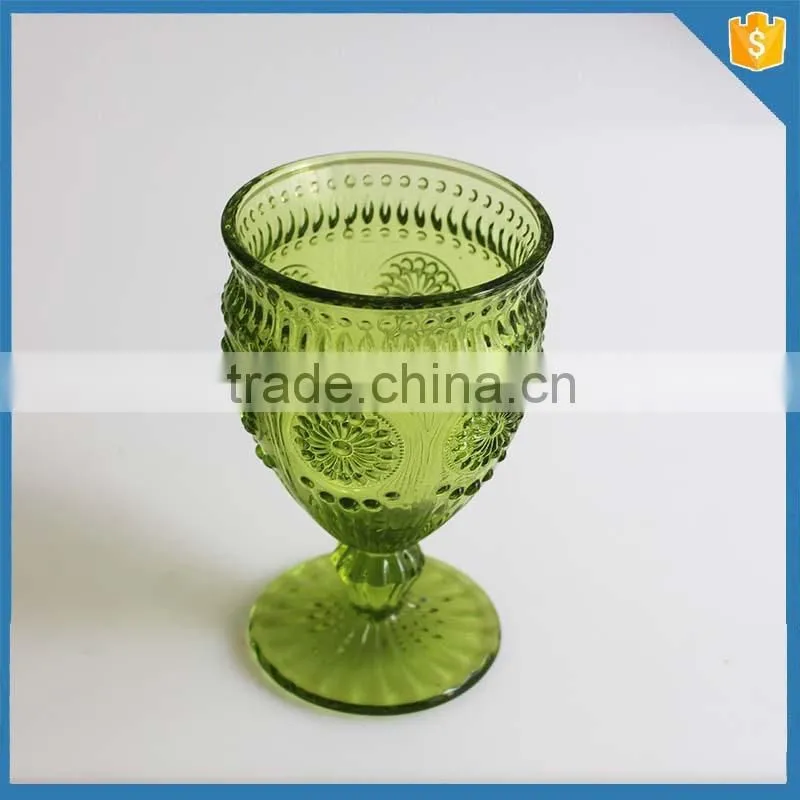 LXHY-EC0817 colored wine glass goblet