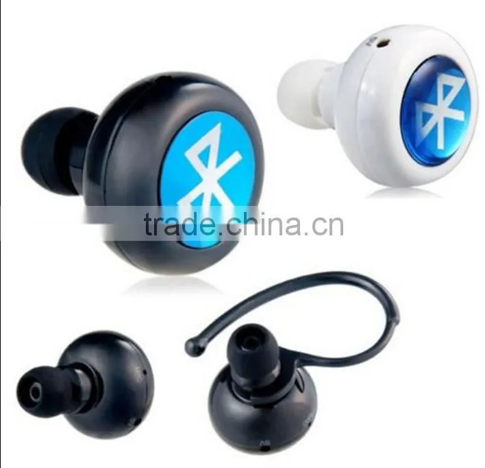 Mono Stereo Mini Wireless Bluetooth Headset Earphone Headphone Mic for Phone unidirectional headset mic