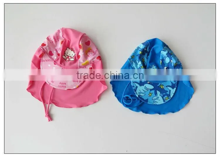 2016 Promotion Neoprene Sun Visor Hat /Uv radiation stretch fabric beach swimming cap