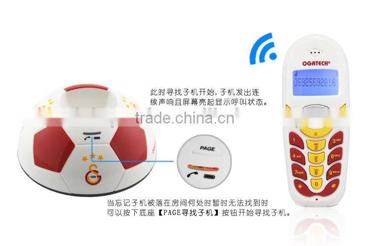 DECT Hand Sets Wireless Phone connect to PSTN home phone