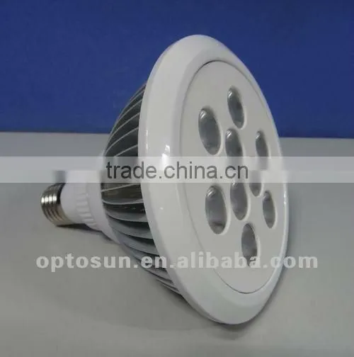 9w Dimmable E27 PAR30 led light with warm white CREE XPE-Q2 High power leds