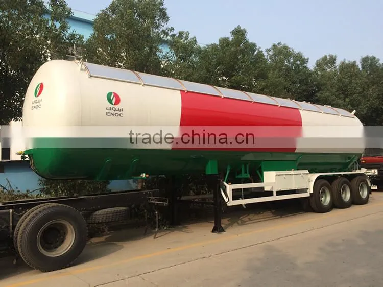 Quality 100% guaranteed customized for export 58.5m3 tri-axle lpg bulk tank trailer