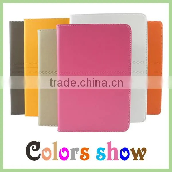 Leather+TPU tablet case for ipad 2/3/4 stand funtion PU+TPU cover for ipad 4 in stock wholesale