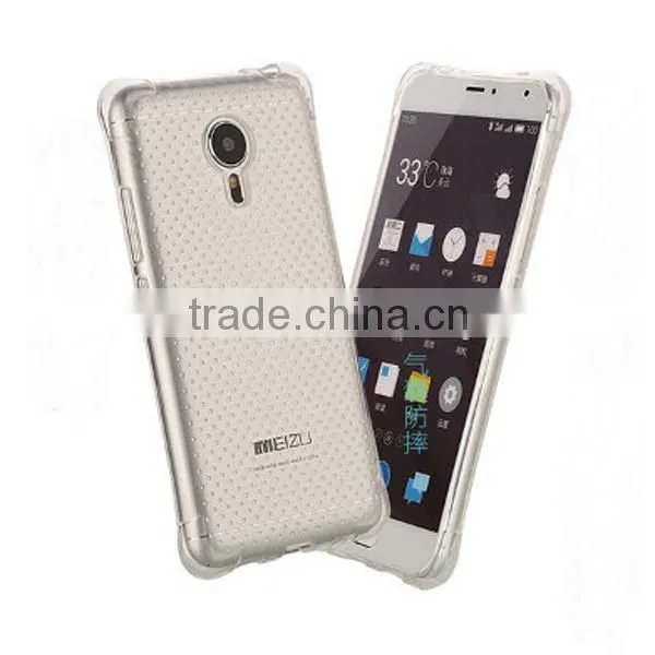 C&T Soft Flexible Ultra Thin Gel TPU Transparent Back Plating Bumper Case Cover for Meizu Pro 5