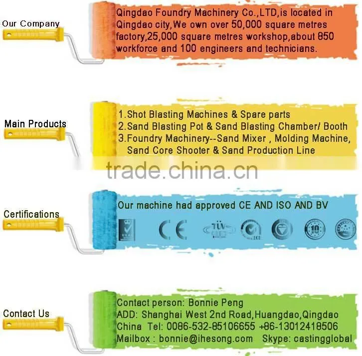 Aluminum Profile Shot Blasting Machine