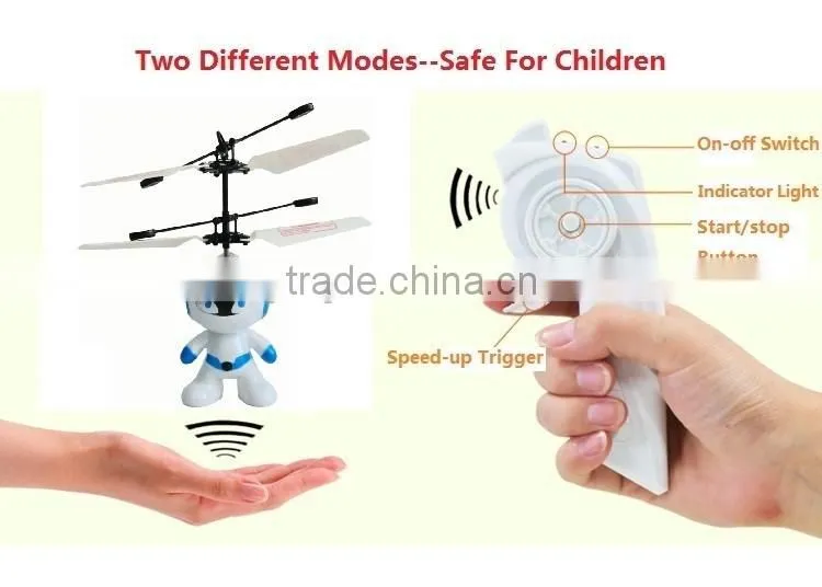 New Year Gift 2016 Infrared Induction Flying Astronaut Toy HY-830A Most Popular Toys New Toys Educational New RC Flying Spaceman