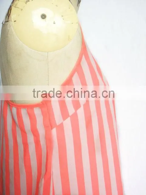 Sleeveless Neon Printing Chiffon Ladies Tank Top