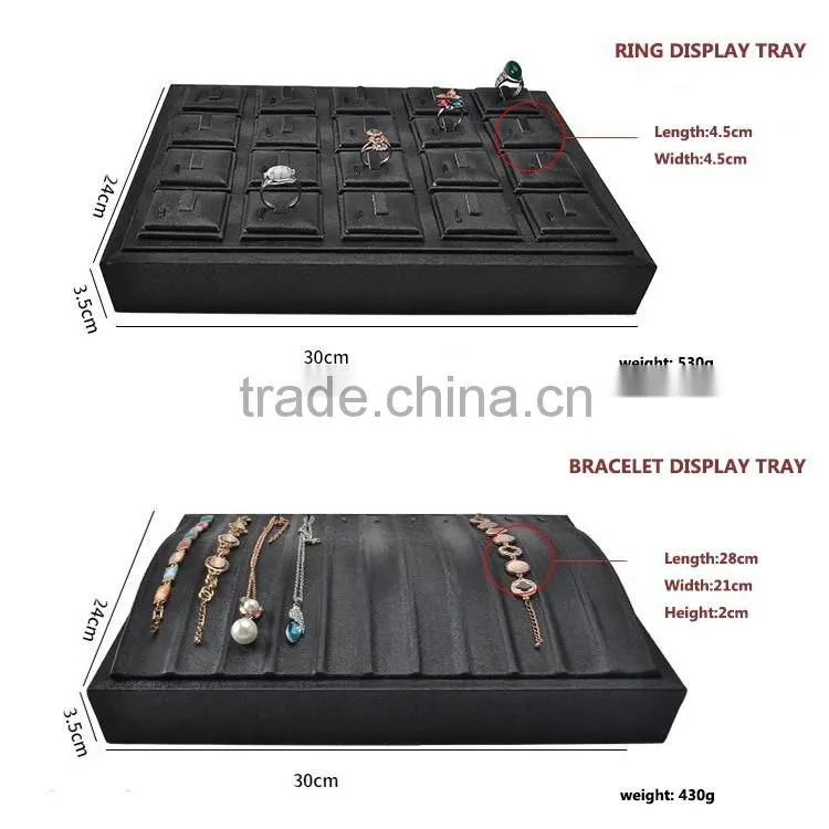 Pendant bracelet bangle display jewelry trays for drawers stackable