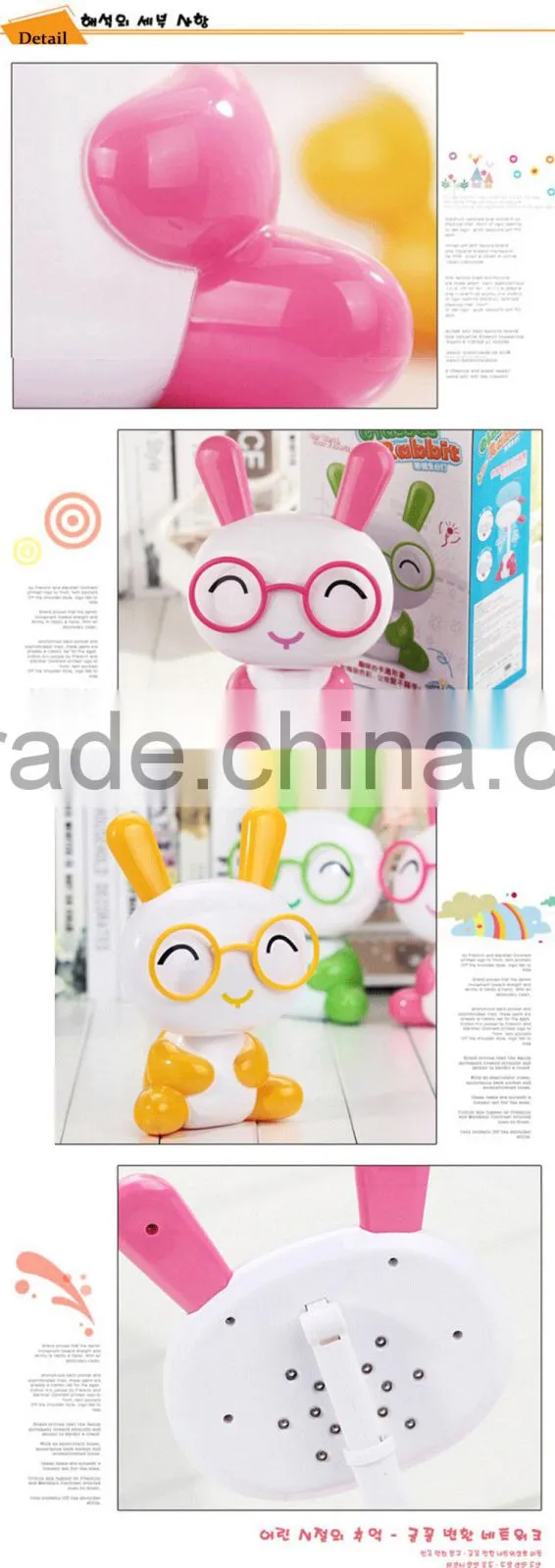 Plastic gift box portable luminaire led table lamp led