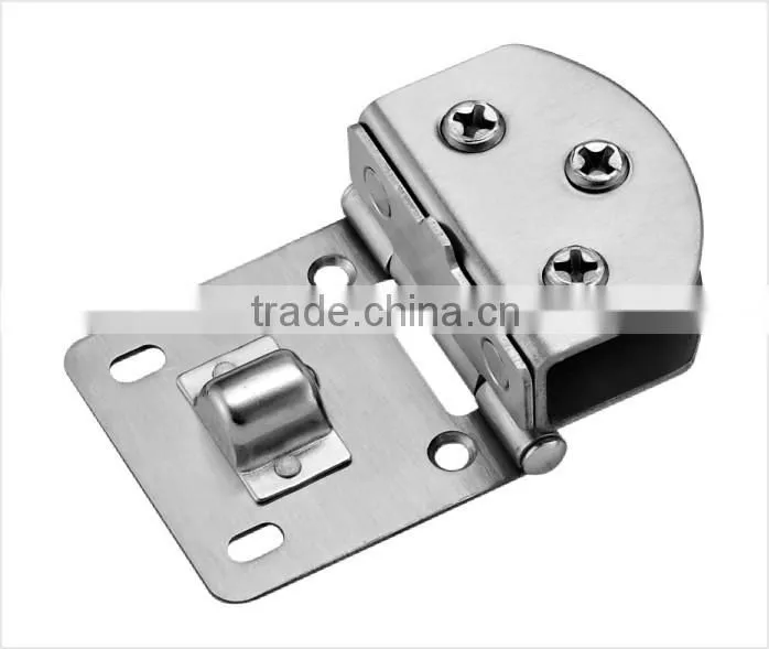 HJ-064 New design 10cm semicircle single hinge Glass cabinet hinge Made in China display cabinet hinge