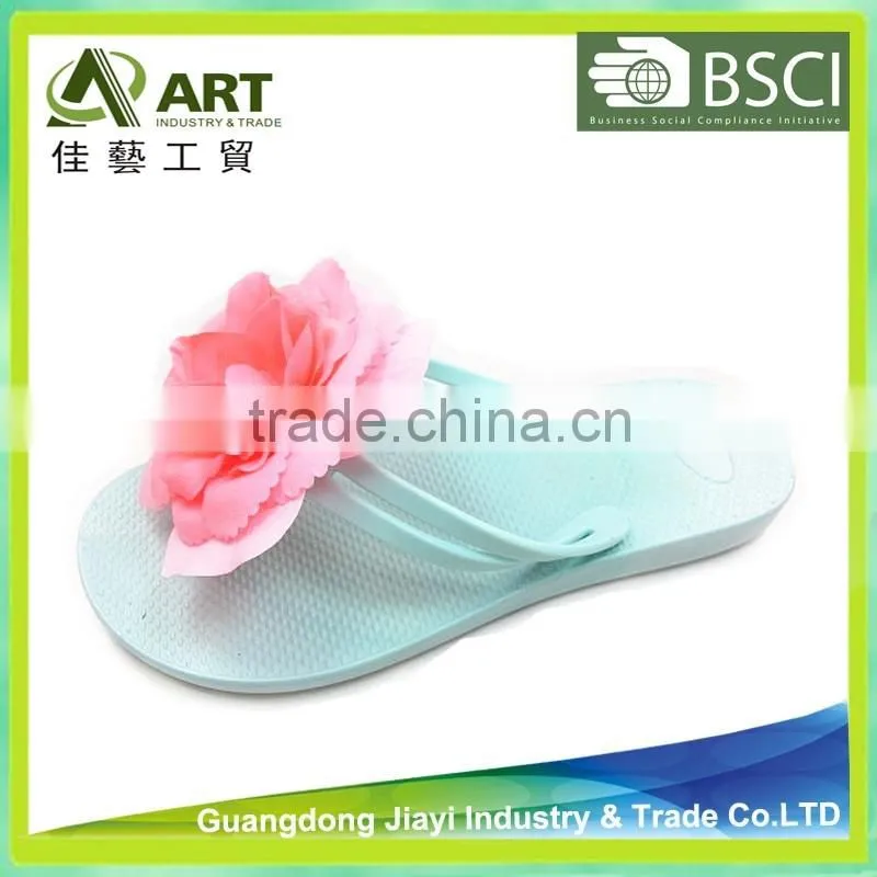Hot sale flower lady flip flops, beach flip flops, summer slipper