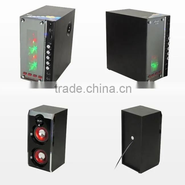 amplifier speaker system with usb,sd,fm ,remote ,2.1 speaker system with amplifier N-23