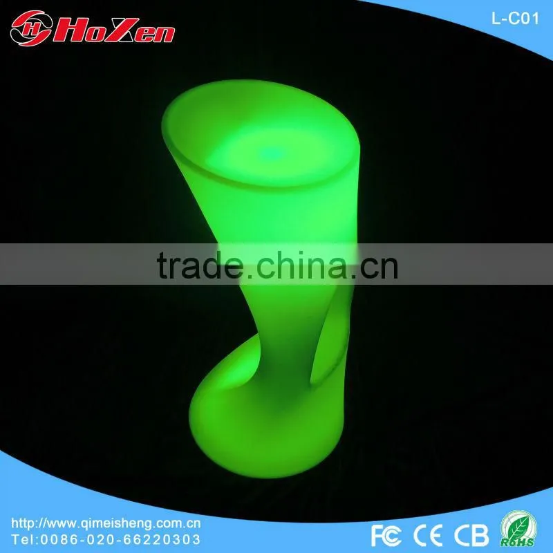 Plastic Furniture/ LED Furniture /LED Bar Chair Stool L-C01