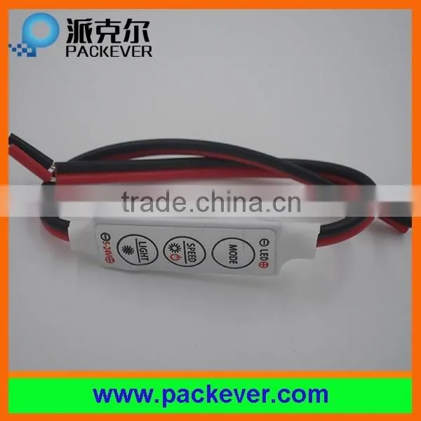 High quality single color LED strip DC 5-24V mini LED dimmer