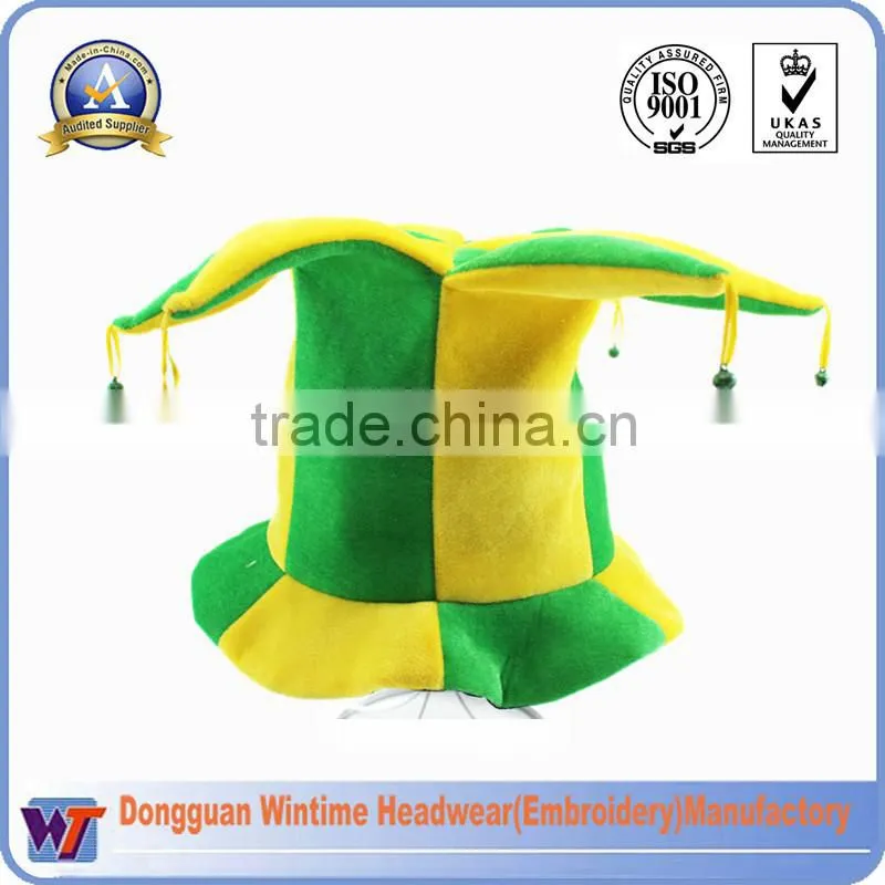 Yellow Green Top Funny Carnival Hats for Kids