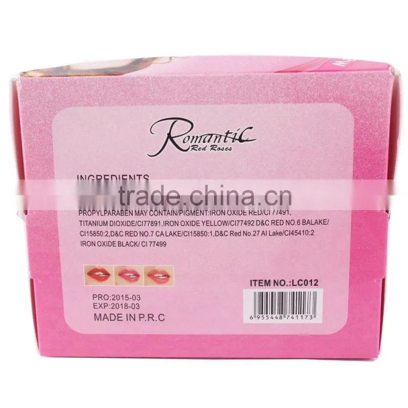 Romatic Bear magic color matte liquid long lasting peel off lipstick for the sexy lips