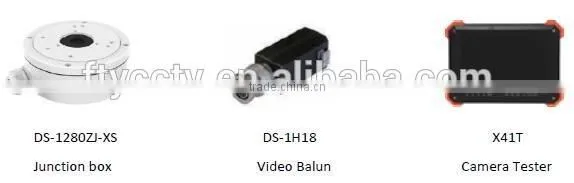 Apartments Security Systems DS-2CE16C2T-IR Turbo HD 720P Outdoor Mini IR Bullet Hikvision TVI