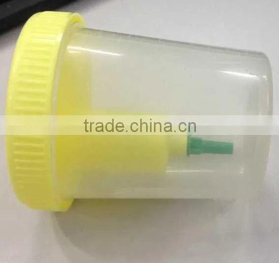 green color A5 luer adapter needle set of urine container