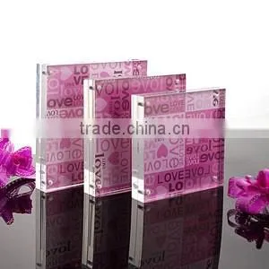Latest design wall mount square acrylic funia photo frame