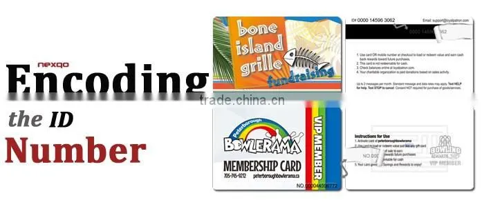 Quality printing loyalty system club plastic pvc loyalty card