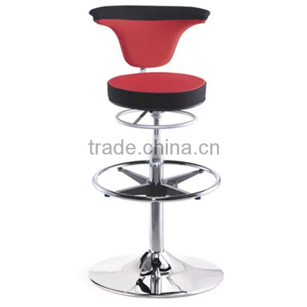 Ergonomic New Red YIDAR Fabric Footrest Bar Stools