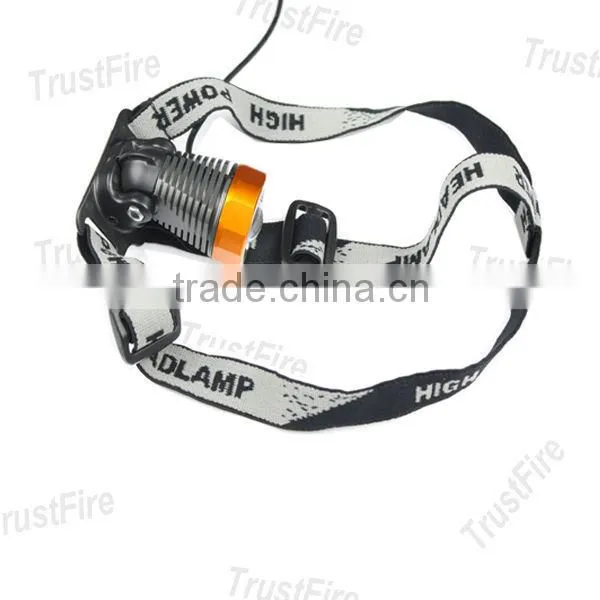 2013 TrustFire newest design 3868-H6 400lm cree xml t6 led bicycle helmet light for Mountain moving