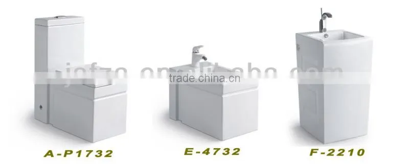 C16 Artistic basin ceramic bathroom rectangular no hole basin, hand washing basin