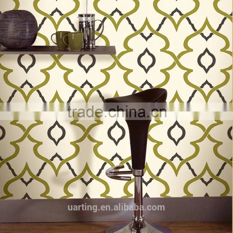 Beautiful decorative vinyl PVC wallpaper