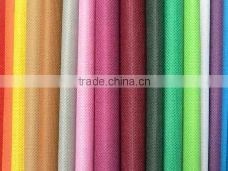 colorful polypropylenene spunbonded nonwoven fabric, spunbond pp nonwoven roll
