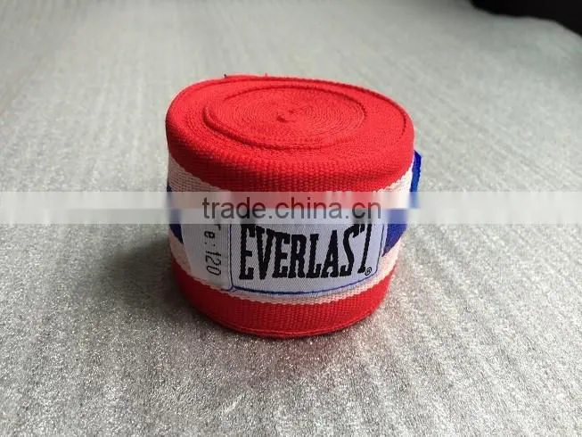 Width 5cm length 3M 100% cotton bandage strap boxing gloves sanda muaythai bandage MMA