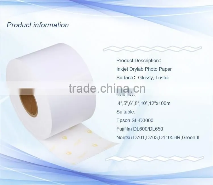 RC Roll Paper waterproof,6"x100m for Epson D3000